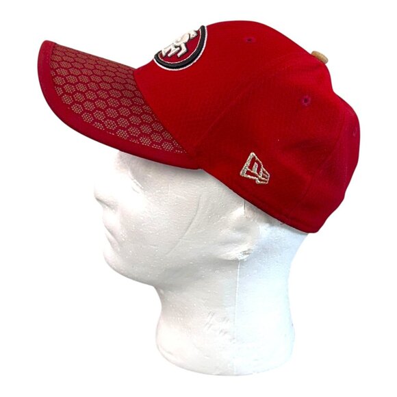 San Francisco 49ers Red NFL New Era Hat Small Medium Fitted NFL Hat Cap SF CA - Picture 8 of 11